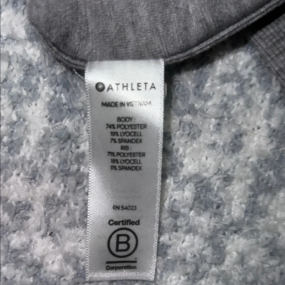 Athleta Gray Cowl Neck Sweater